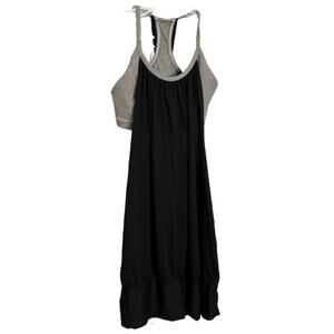 Lululemon No Limits Women's Tank Top With Built In Sports Bra Black Activewear 4